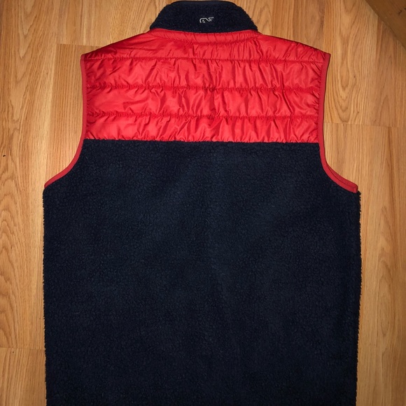 Vineyard Vines Sleeveless Zip Sweater - Picture 2 of 2